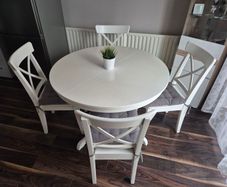 Ikea round table and 4 chairs