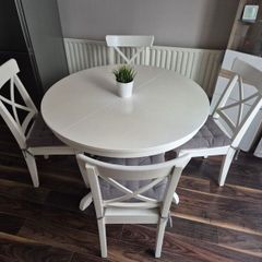 Ikea round table and 4 chairs