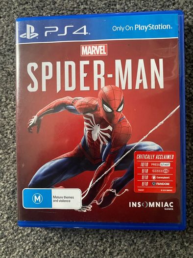 ps4 game: Spider-man - game tested