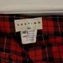 Vintage Vertigo Paris Red Tartan High-Waisted Trousers Made in France 26 inch waist Image 2