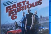 Fast &amp; Furious 6 [2013] Paul Walker, Vin Diesel, Dwayne Johnson, Michelle Rodriguez, Jordana Brewster, Tyrese Gibson, Chris Bridges, Sung Kang, Luke Evans, Gina Carano [Blu-ray Movie]