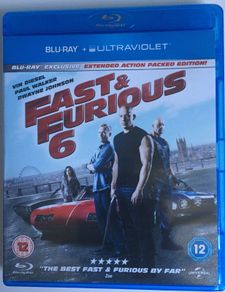 Fast & Furious 6 [2013] Paul Walker, Vin Diesel, Dwayne Johnson, Michelle Rodriguez, Jordana Brewster, Tyrese Gibson, Chris Bridges, Sung Kang, Luke Evans, Gina Carano [Blu-ray Movie]