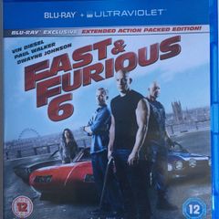 Fast & Furious 6 [2013] Paul Walker, Vin Diesel, Dwayne Johnson, Michelle Rodriguez, Jordana Brewster, Tyrese Gibson, Chris Bridges, Sung Kang, Luke Evans, Gina Carano [Blu-ray Movie]