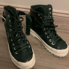 women's leather trainers