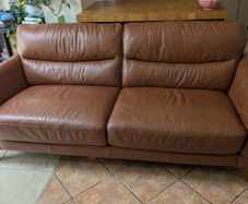 Leather Couch, 3 seater