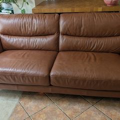 Leather Couch, 3 seater