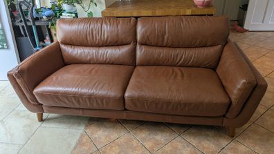 Leather Couch, 3 seater