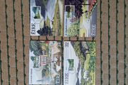 Special postcards, maximum cards, issued for the Irish gardens stamps in 1989.