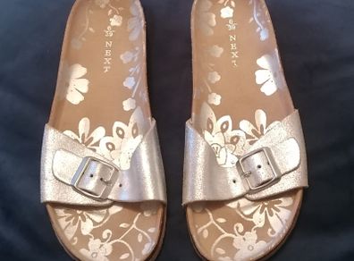 Next Silver Sandal/Slider