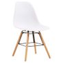 3 Piece Dining Set Plastic White Image 7