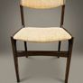 Set of 4 Mid-Century Danish Stained Oak Dining Chairs attributed to Erik Buch. Image 2