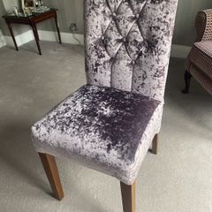 Two high backed chairs