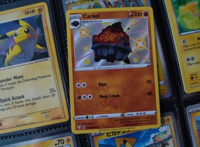 Carkol ! Shiny Rare ! Baby Shiny ! from Shining Fates Set ! 2021 ! Pokemon Card !