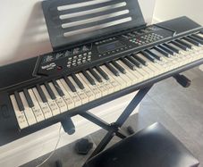 key board stand and stool