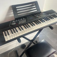 key board stand and stool