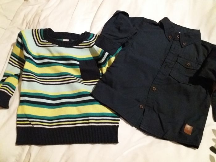Boys jumper/shirt set Age 2-3