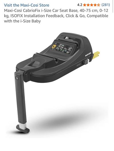Maxi-Cosi CabrioFix i-Size ISOFIX base brand new in box!