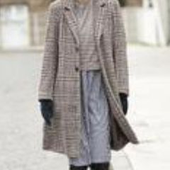 soulmate wool checked coat UK 14 BNWT