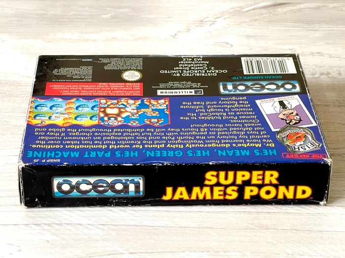 Super James Pond for Nintendo SNES Boxed