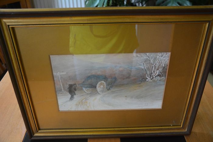 Vintage watercolor