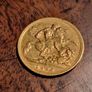 1894 Victorian Half Sovereign. 4g 22K. Image 4