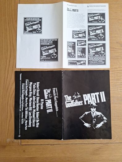 The Godfather Part II Press Kit and photos