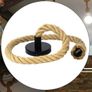 New Vintage E27 Jute rope lamp holder ceiling light 1 metre and 2 metre Image 9