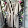 coat oasis oatmeal wrap coat size medium Image 6
