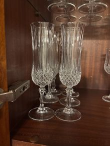 crystal champagne flutes