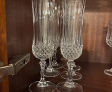 crystal champagne flutes