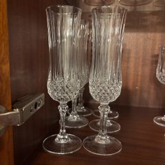 crystal champagne flutes