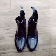 Navy Wellies