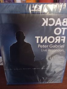 Peter Gabriel Back To Front Bluray Live in London new and sealed rock pop concert