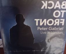 Peter Gabriel Back To Front Bluray Live in London new and sealed rock pop concert