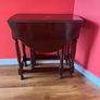 Folding Mahogany Table Image 2