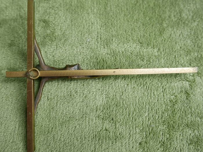 Vintage Bronze Wall Cross - Religious Christian Crucifix