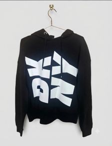 DKNY Sport Cropped Hoodie Women's Black s. S