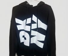 DKNY Sport Cropped Hoodie Women's Black s. S