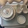 Vintage 25pc Hearthside Cumberland "Brambleberry" Stoneware Dinner Set Image 2