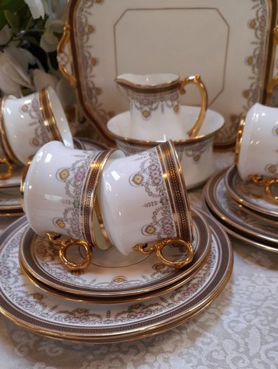 Royal Cauldon tea set