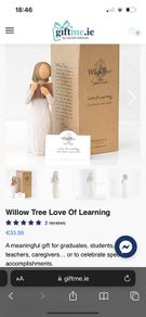 Willow Tree love of learning figurine