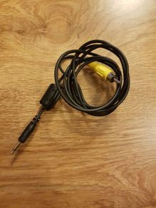 Male to RCA Female Adapter Cable for GPS AV-IN - Black + Yellow