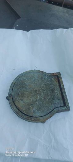 stopcock aluminum water cover with frame,,buyer collects or pays postage,  never used