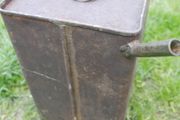Vintage Mobiland Oil Pyarmid Tin In Original Condition 15" X 9"