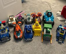 paw patrol cars and figures