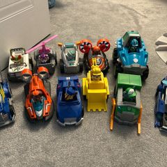 paw patrol cars and figures