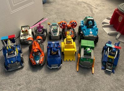 paw patrol cars and figures