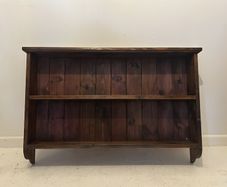 Beautifully Restored Country Pine Slimline Shelf Unit
