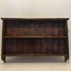 Beautifully Restored Country Pine Slimline Shelf Unit
