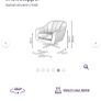 Amanda Holden showstopper swivel accent chair . Unwanted prize . Brand new Image 8